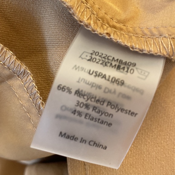 NWT $178 Universal Standard | Ice Coffee Woven Cigarette Pants women’s - Picture 12 of 12